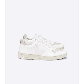 Veja V-10 CWL Women's Sneakers White/Beige | CA 656UZG